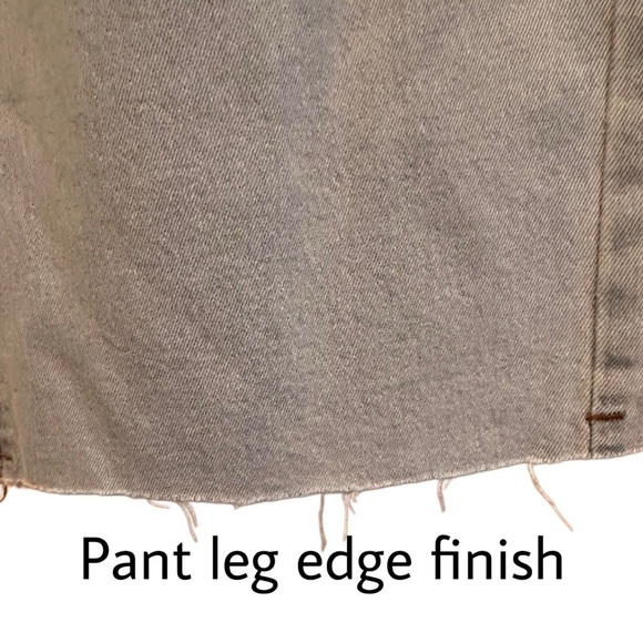 NWT Women Straight Ankle Jeans Casual Loose High Waist Denim Pants Lt Blue Large - Picture 8 of 12